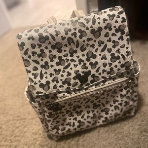 Freshly picked classic mini diaper bag in Disney Mickey leopard print